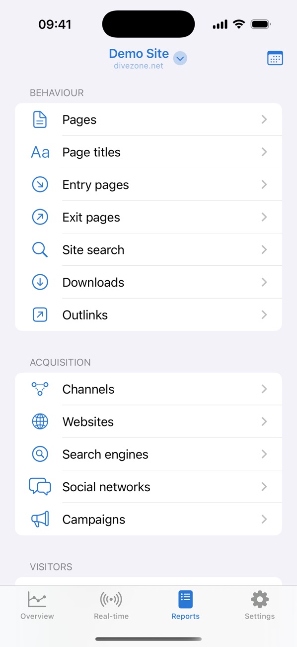 List of reports